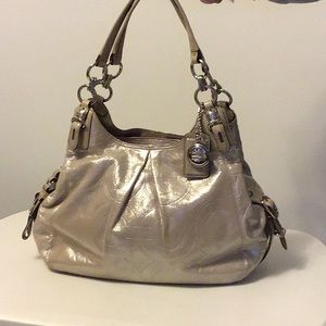 Shiny coach bag